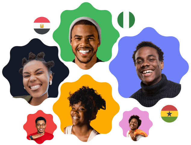 Supported cryptocurrency assets with regional flags