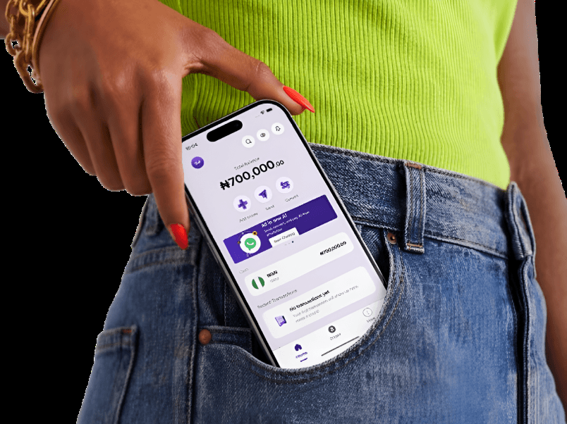 Pleep chat-based money management interface